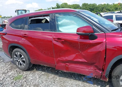 2020 Toyota Highlander Xle из США, поврежденный, VIN 5TDGZRAH2LS503706